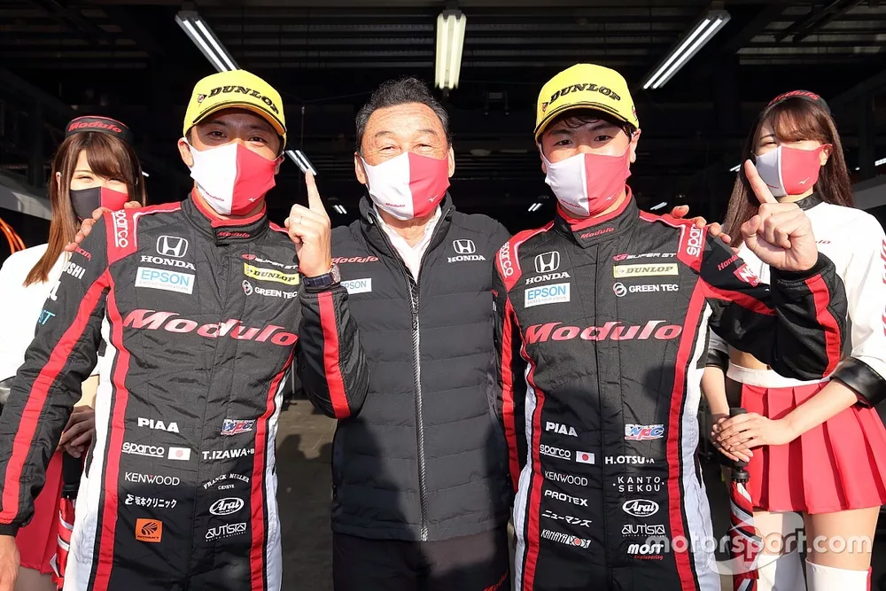 伊沢 拓也 Takuya Izawa, 大津 弘樹 Hiroki Otsu, 中嶋 悟 Satoru Nakajima, #64 Modulo NSX-GT