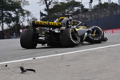 Vidéo - Le crash de Nico Hülkenberg à Interlagos