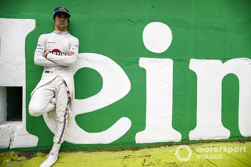Lance Stroll, Williams Racing, op de grid