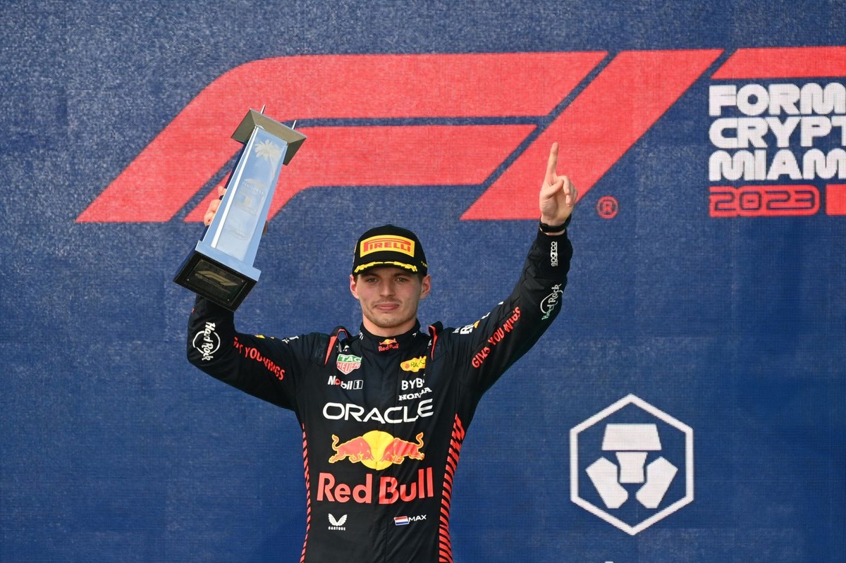 image of "You could own Max Verstappen’s never-washed 2023 Miami GP race-worn suit "