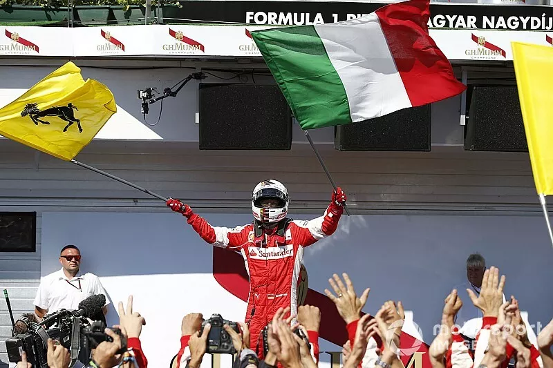 Ganador Sebastian Vettel, Ferrari