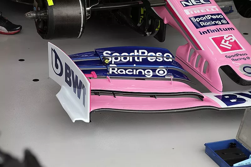 Racing Point RP19, front wing