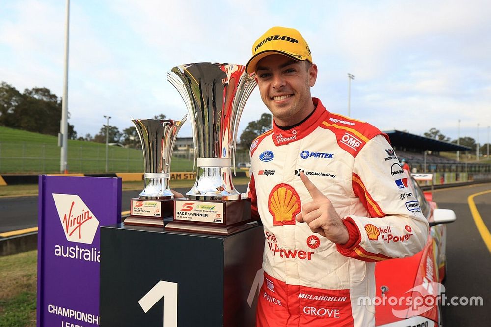 Race winner Scott McLaughlin, DJR Team Penske