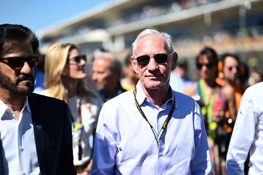 Mohammed Ben Sulayem, President, FIA, Greg Maffei, directeur g&eacute;n&eacute;ral, Liberty Media