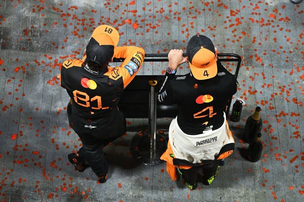 Lando Norris, McLaren, Oscar Piastri
