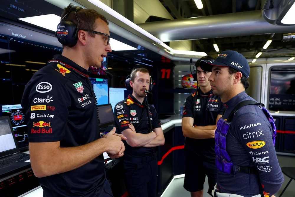 Sergio Pérez, Red Bull Racing, Hugh Bird, ingeniero de carrera