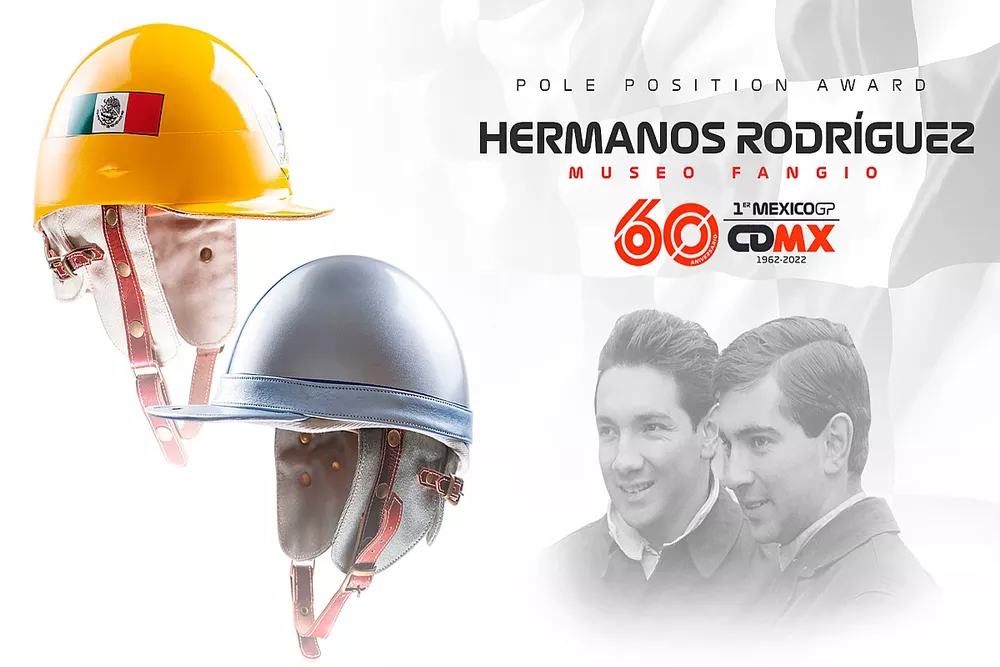 Cascos Pedro y Ricardo Rodríguez GP de México