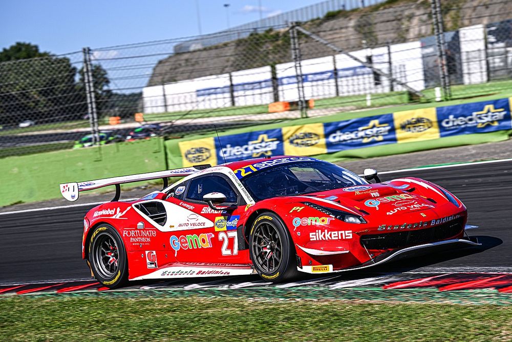 #27 Scuderia Baldini, Ferrari 488 GT3 Evo: Rubens Barrichello, Giancarlo Fisichella