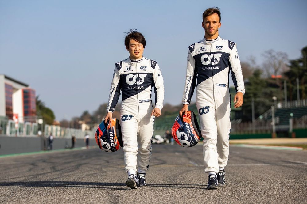 Pierre Gasly et Yuki Tsunoda, AlphaTauri