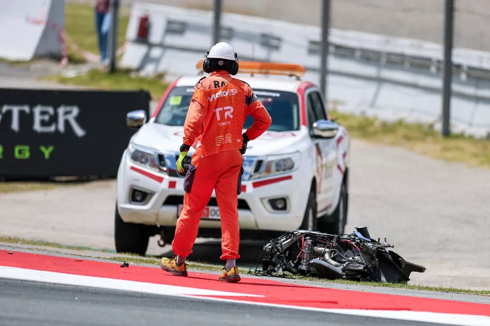Alex Marquez, Gresini Racing crash