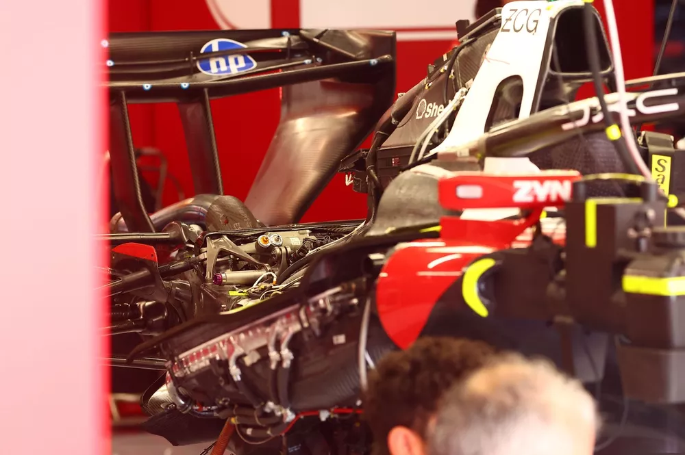 Dettaglio tecnico Ferrari SF-26