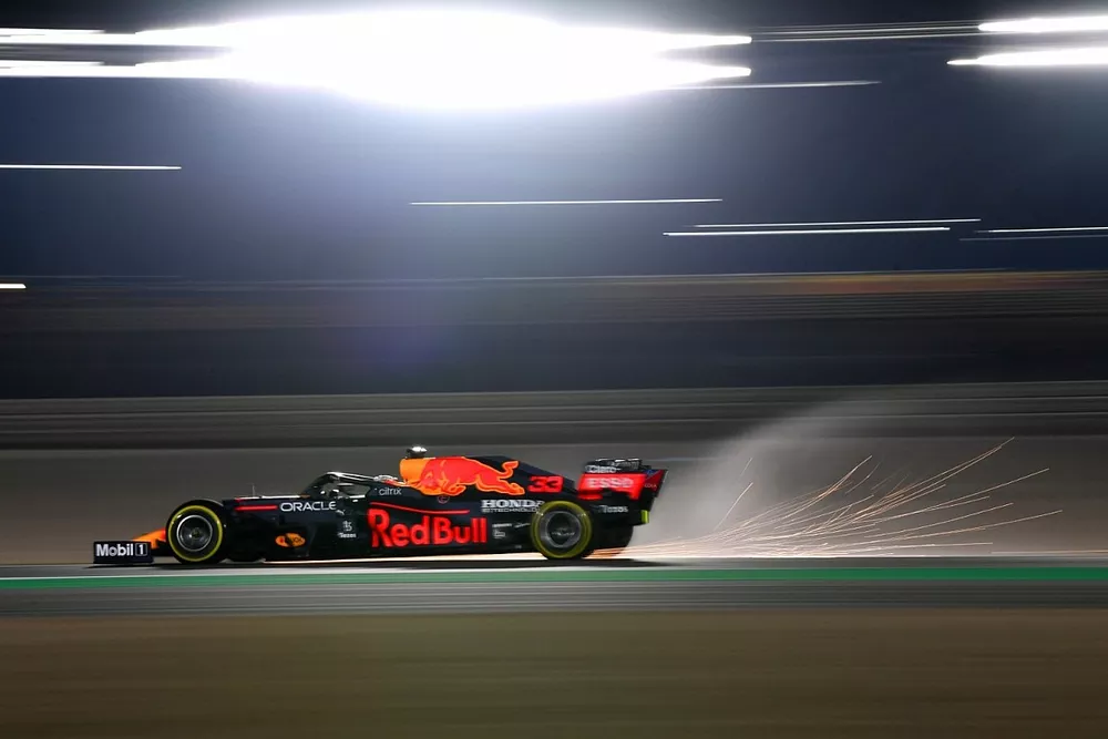 Max Verstappen 2021 Qatar Grand Prix sparks