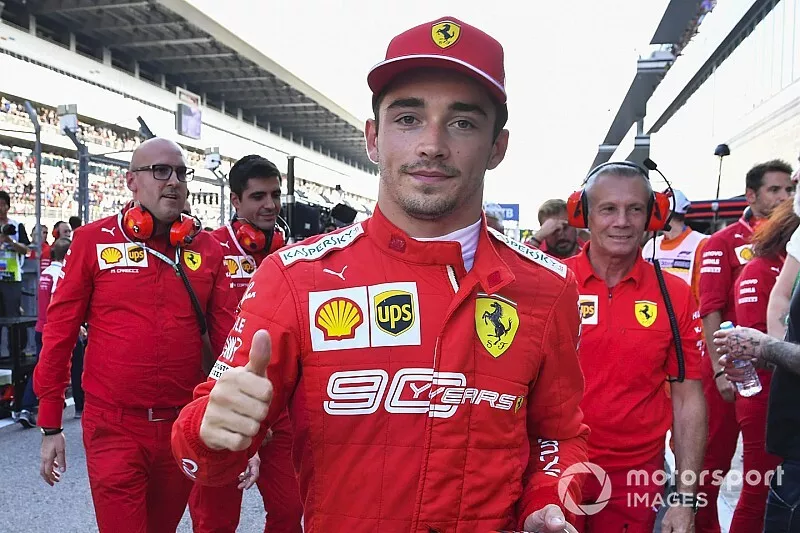 Ganador de la pole Charles Leclerc, Ferrari