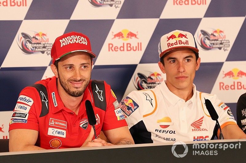 Andrea Dovizioso, Ducati Team, Marc Marquez, Repsol Honda Team, Press Conference
