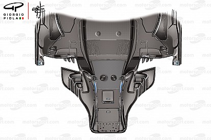 Ferrari: le modifiche al fondo riducono le turbolenze della ruota grazie ai vortici