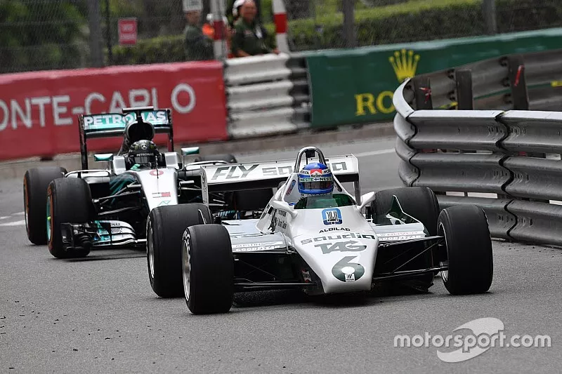 Keke Rosberg, Williams FW08 y Nico Rosberg, Mercedes-Benz F1 W07 Hybrid