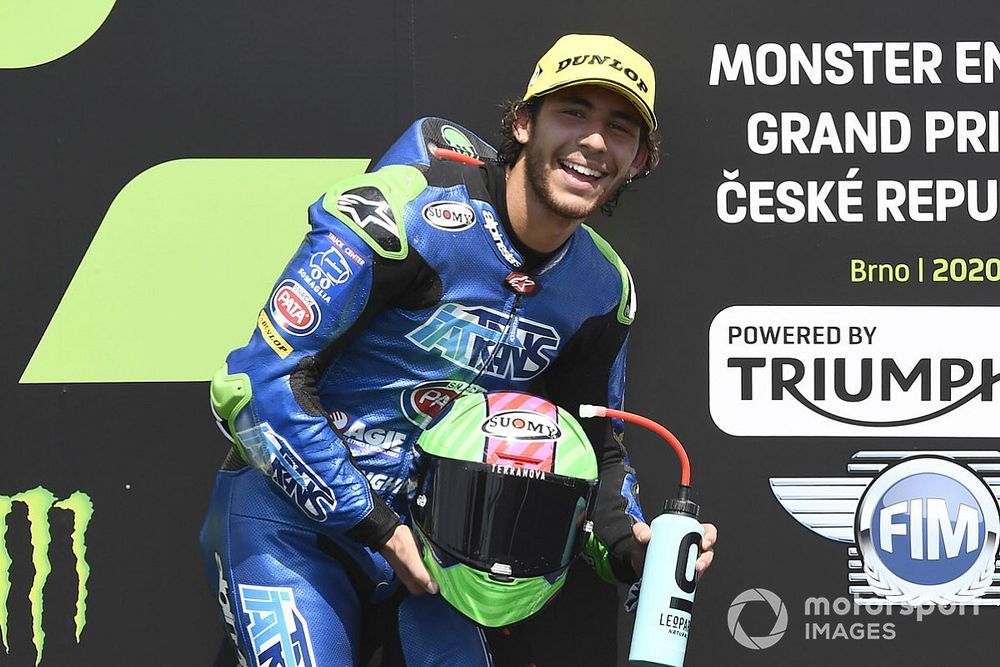 Podio: el ganador de la carrera Enea Bastianini, Italtrans Racing Team