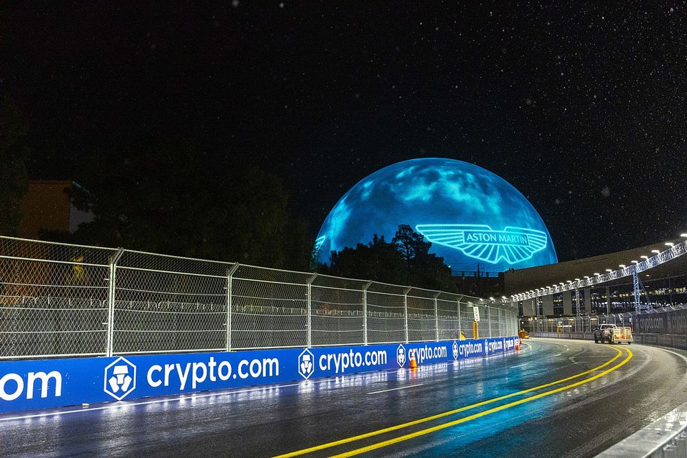 Aston Martin branding on the sphere