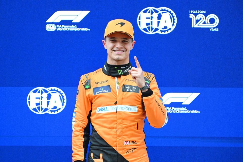 Sprint Pole Qaulifier Lando Norris, McLaren F1 Team