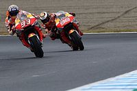 Lorenzo: "No s&eacute; si es posible que Honda haga una moto para M&aacute;rquez y otra para m&iacute;"