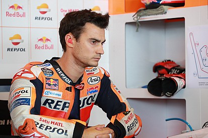 Ban kompon hard rugikan Pedrosa