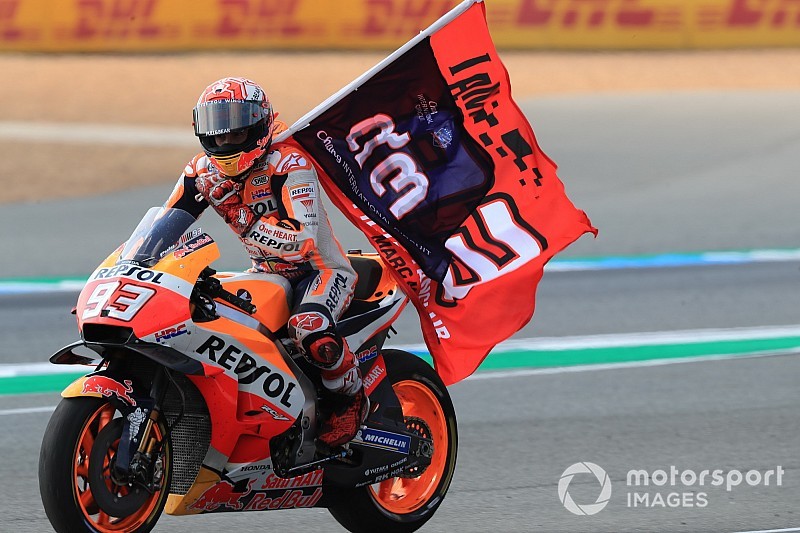 Márquez ya es el quinto piloto con más victorias de la historia