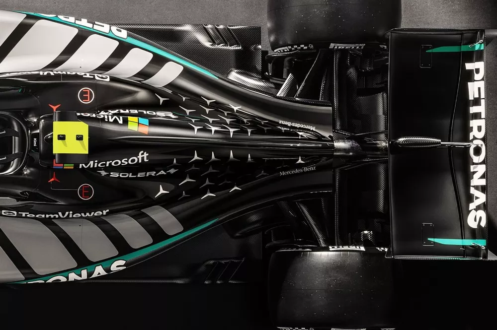Mercedes W17 decoraci&oacute;n