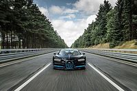 Montoya alcanzó los 400 km/h en un Bugatti Chiron