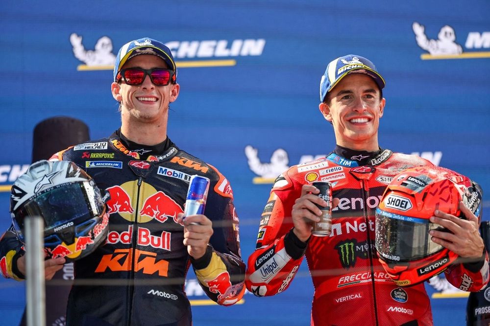 Pedro Acosta, Red Bull KTM Factory Racing, Marc Marquez, Ducati Team