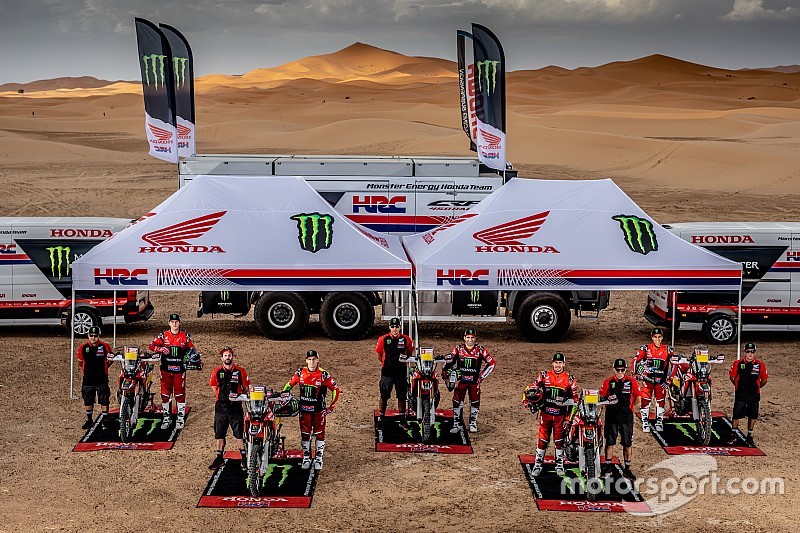 Una mañana de 'shakedown' con el equipo Honda para el Dakar 2019