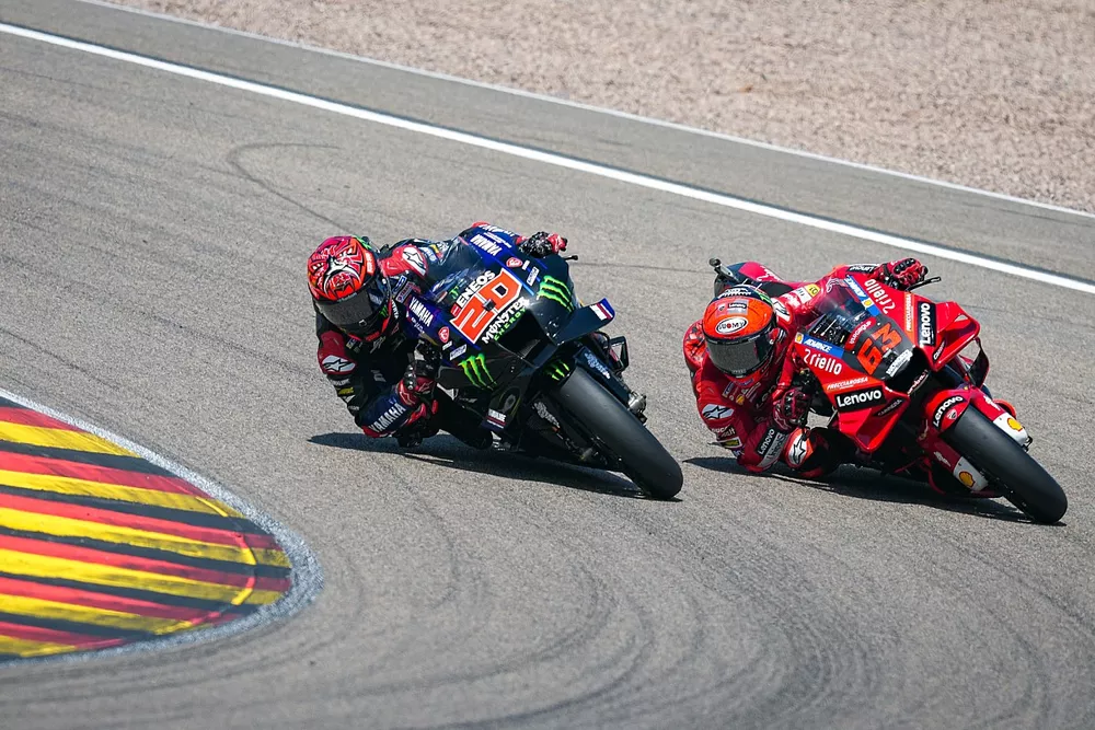 Fabio Quartararo, Yamaha Factory Racing, Francesco Bagnaia, Ducati Team