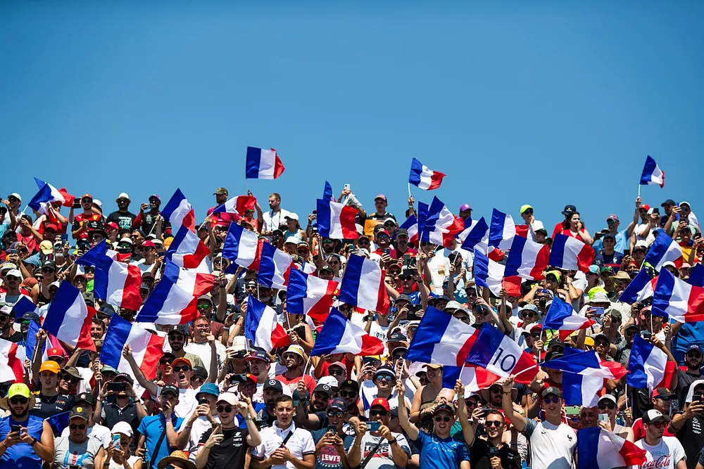 Les fans dans les gradins