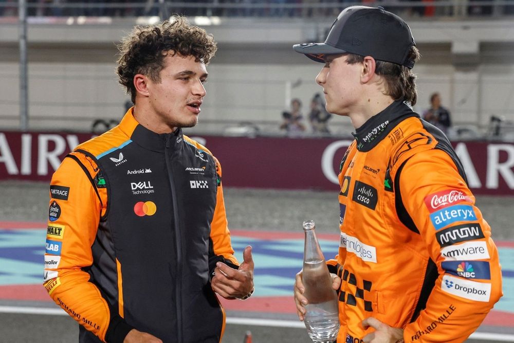 Lando Norris, McLaren F1 Team, Oscar Piastri, McLaren F1 Team