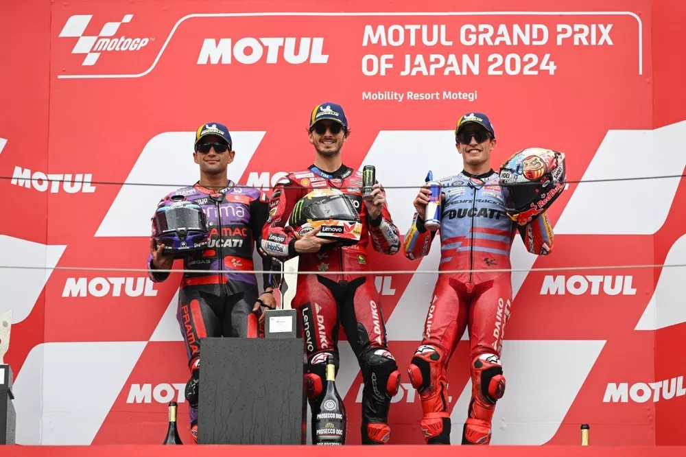 Francesco Bagnaia, Ducati Team, Jorge Martin, Pramac Racing, Marc Marquez, Gresini Racing