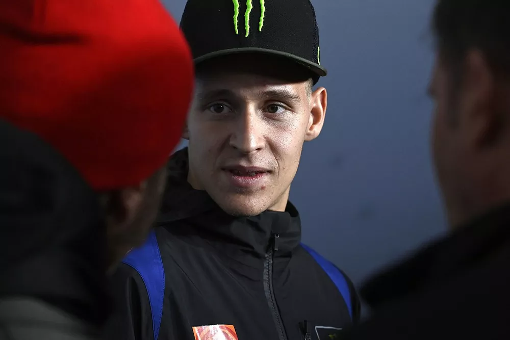 Fabio Quartararo, Yamaha Factory Racing, en conf&eacute;rence de presse