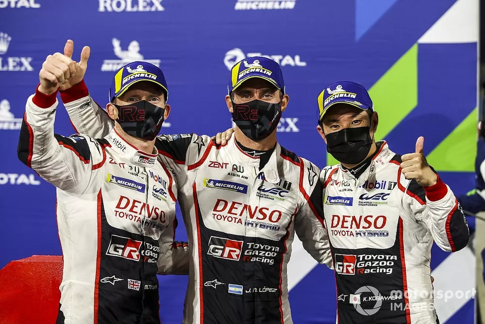 #7 Toyota Gazoo Racing Toyota TS050: Mike Conway, Kamui Kobayashi, José María López