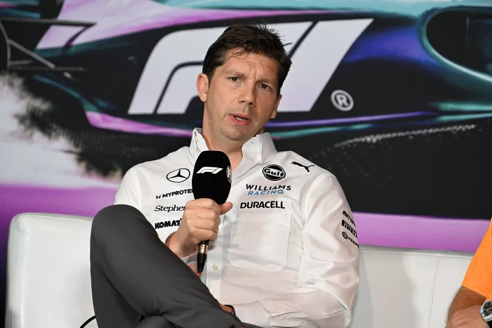James Vowles, team principal Williams Racing, à la conférence de presse des directeurs d'équipe