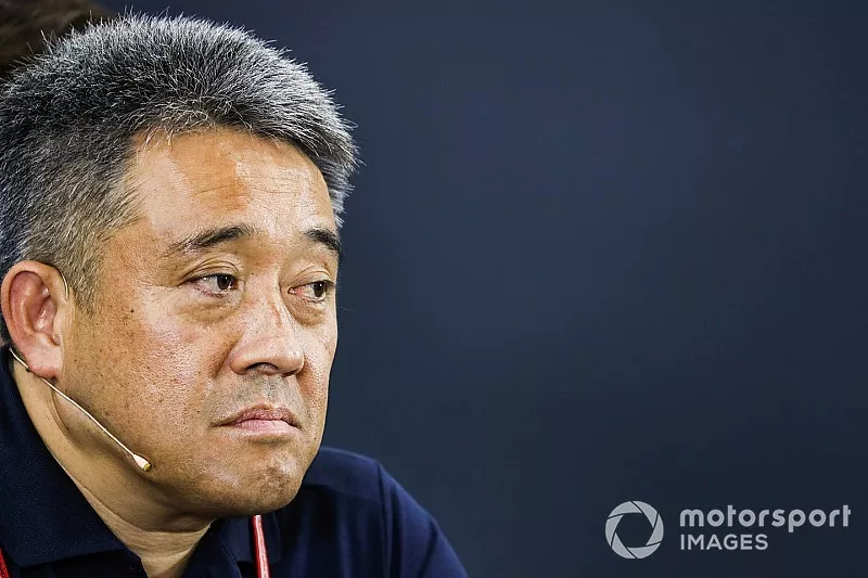 Masashi Yamamoto, Gerente General, Honda Motorsport, en la Conferencia de Prensa de los Directores de Equipo