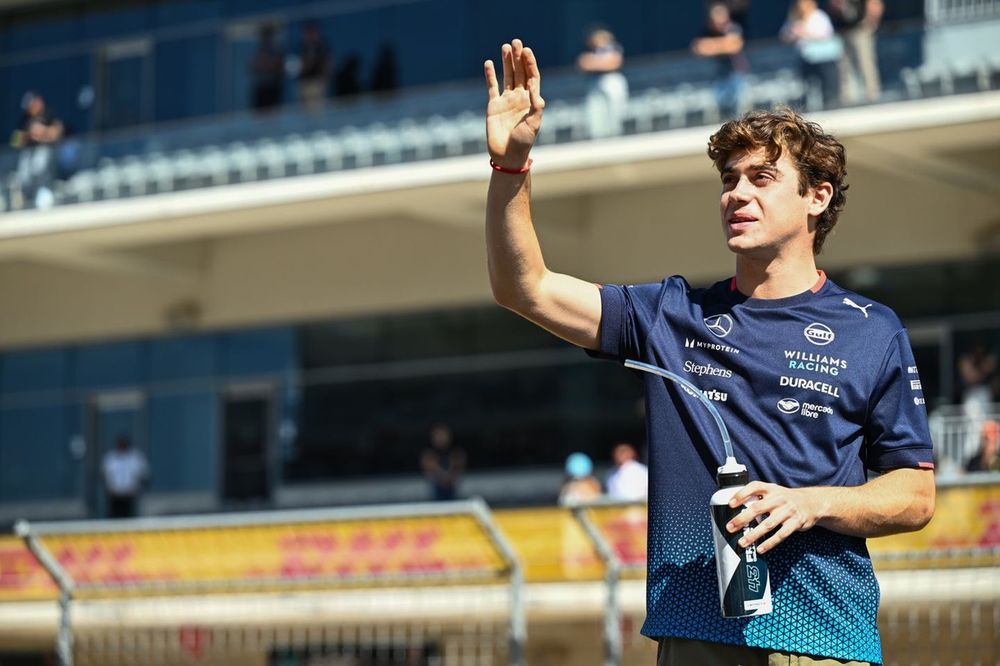 Franco Colapinto, Williams Racing on the drivers parade
