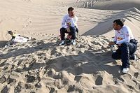 El copiloto de Loeb se fractur&oacute; el coxis