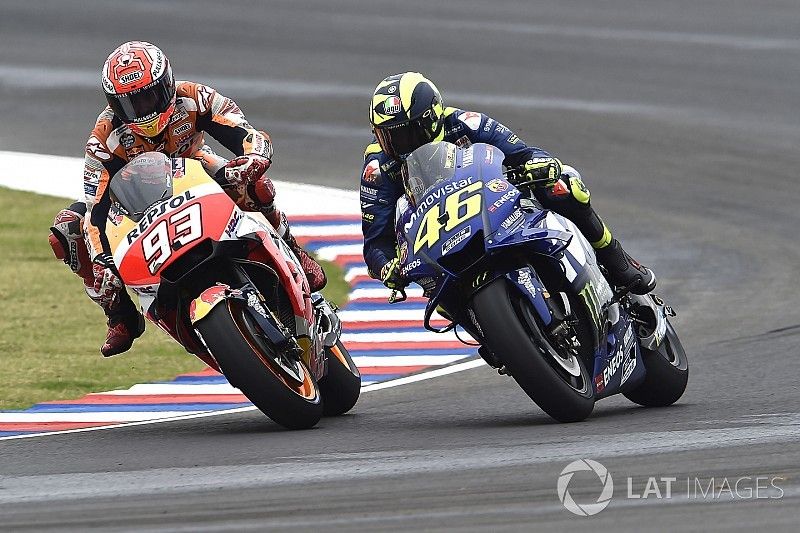 Marc Marquez, Repsol Honda Team, Valentino Rossi, Yamaha Factory Racing kazası