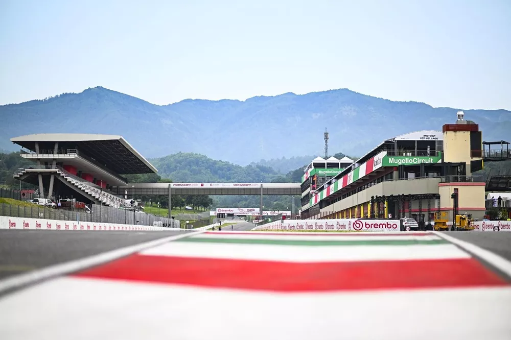 Recta de meta del circuito de Mugello