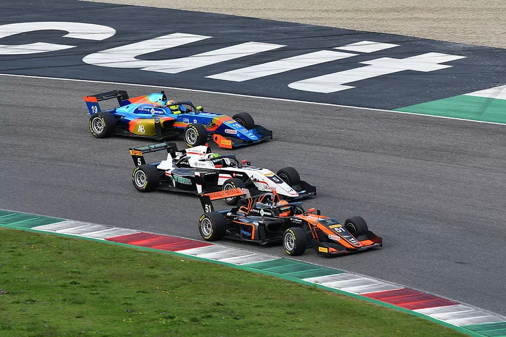 Azione in pista