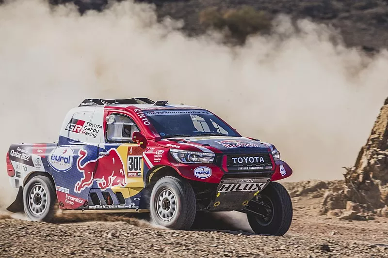 #300 Toyota Gazoo Racing: Nasser Al-Attiyah, Matthieu Baumel