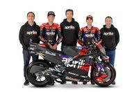 Aprilia presenta su moto para luchar en MotoGP 2024