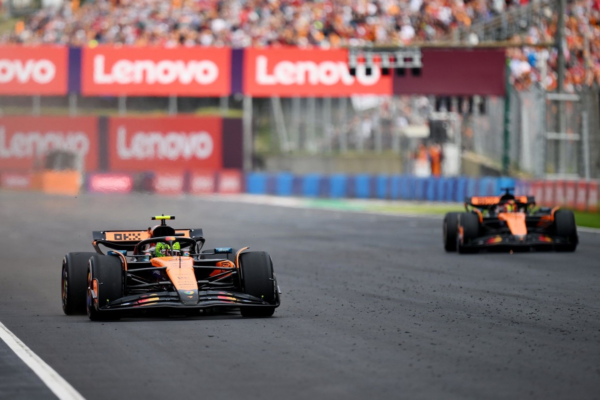 Stella defends strategy split for Norris and Piastri in F1 Hungarian GP