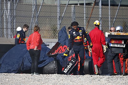 Gasly quedó un poco "sacudido" por su choque en Barcelona