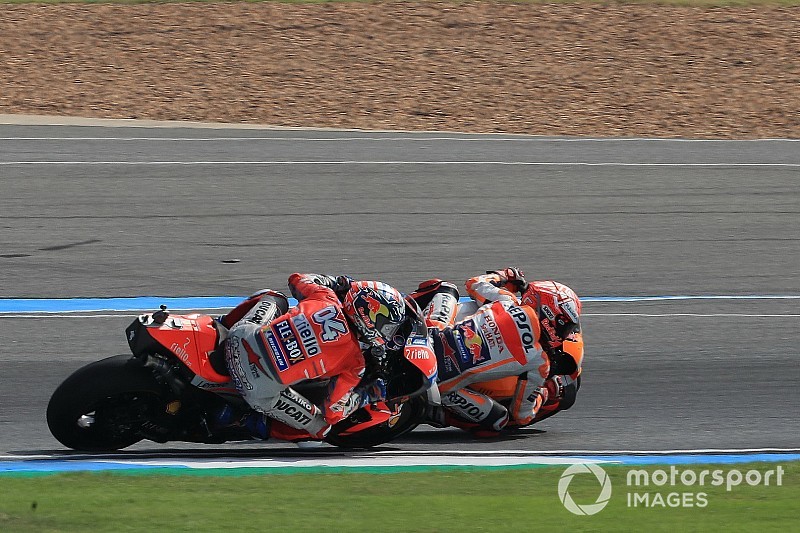 Face à Dovizioso, Márquez a enfin trouvé la clé dans le dernier virage