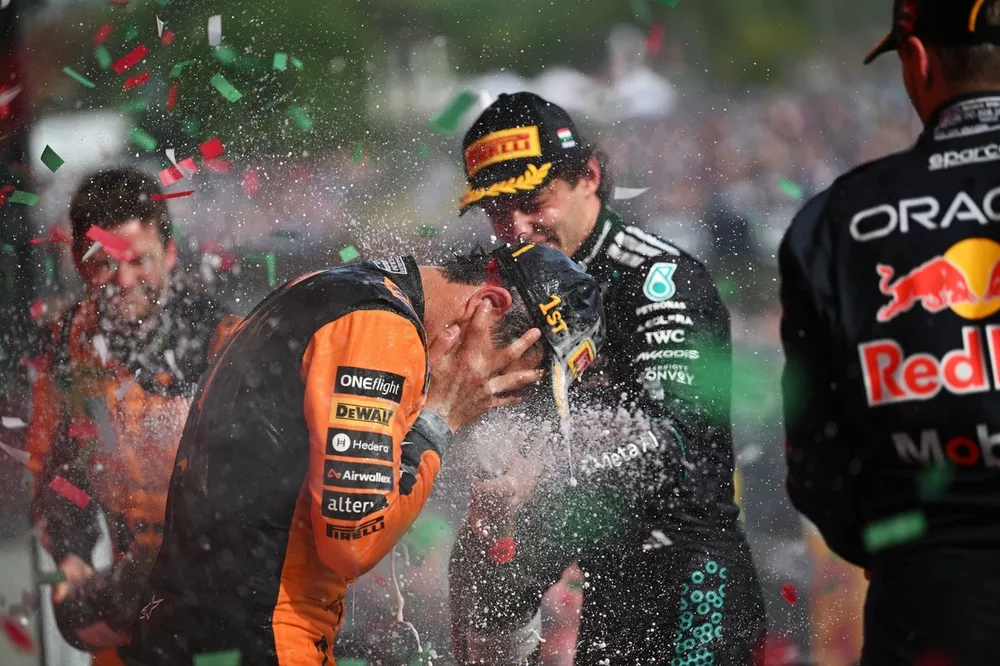 Andrea Kimi Antonelli, Mercedes, Max Verstappen, Red Bull Racing, Lando Norris, McLaren