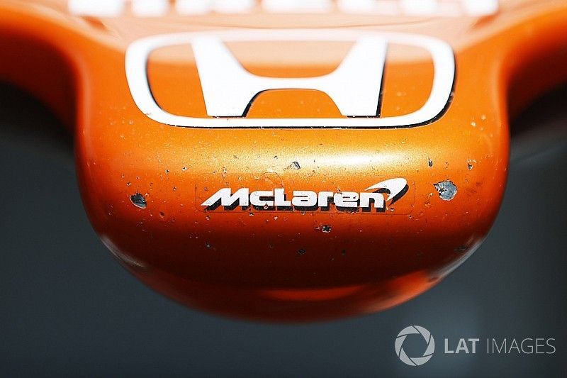 McLaren MCL32 detalle de nariz